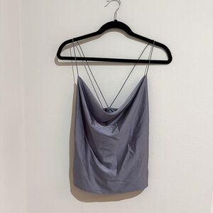 Lulus Polished Look Cowl Neck Cami Top